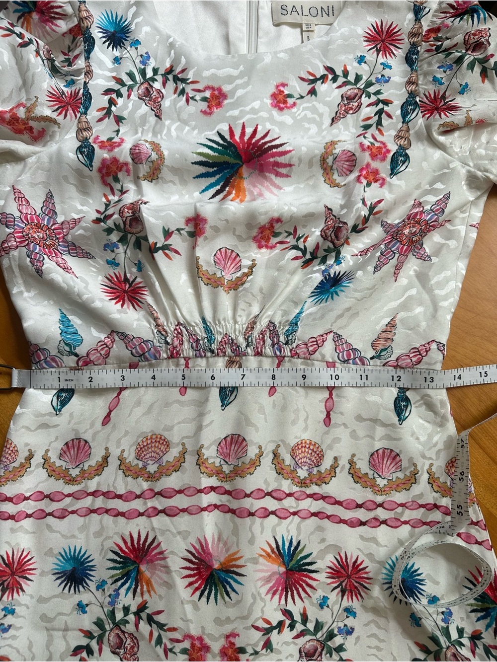 Saloni Bianca Silk Dress - Picture 11 of 12